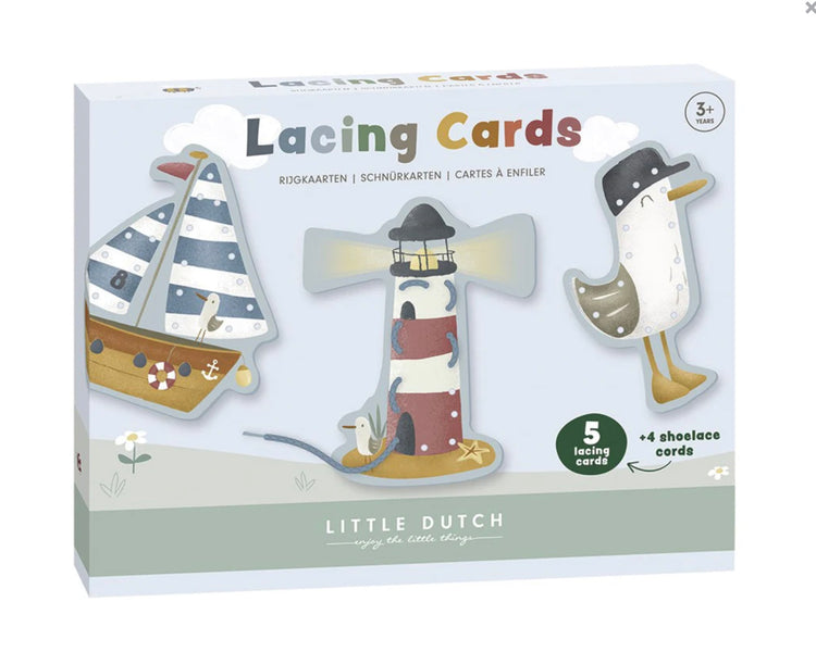 Tarjetas para enlazar cordones Sailors Little Dutch
