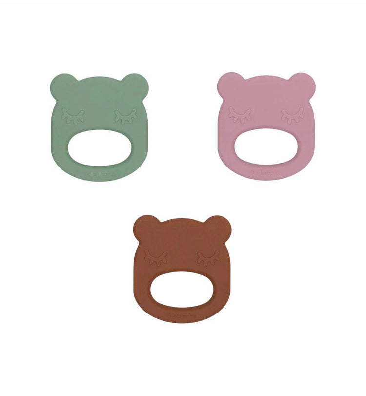 Mordedor Silicona Oso Dusty Rose We Might Be Tiny