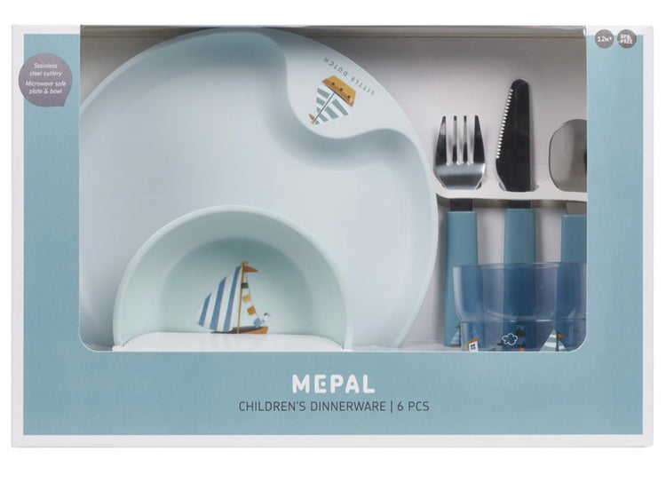 VAJILLA INFANTIL MIO 6 PCS SAILORS BAY L