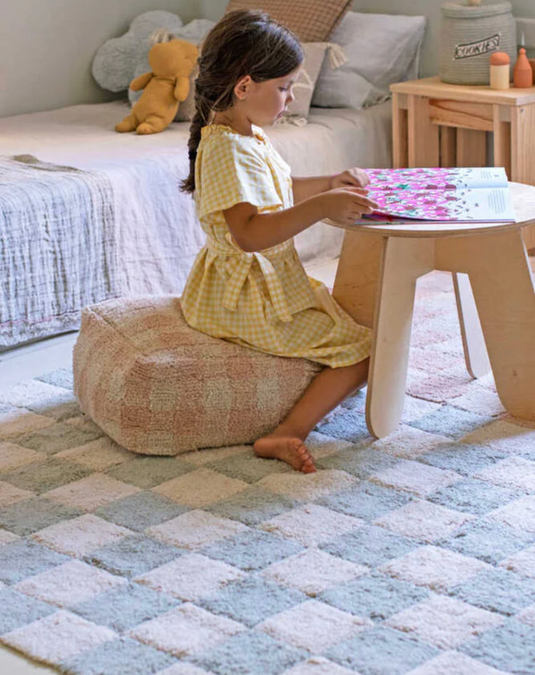 ALFOMBRA LAVABLE KITCHEN TILES BLUE SAGE LORENA CANALS