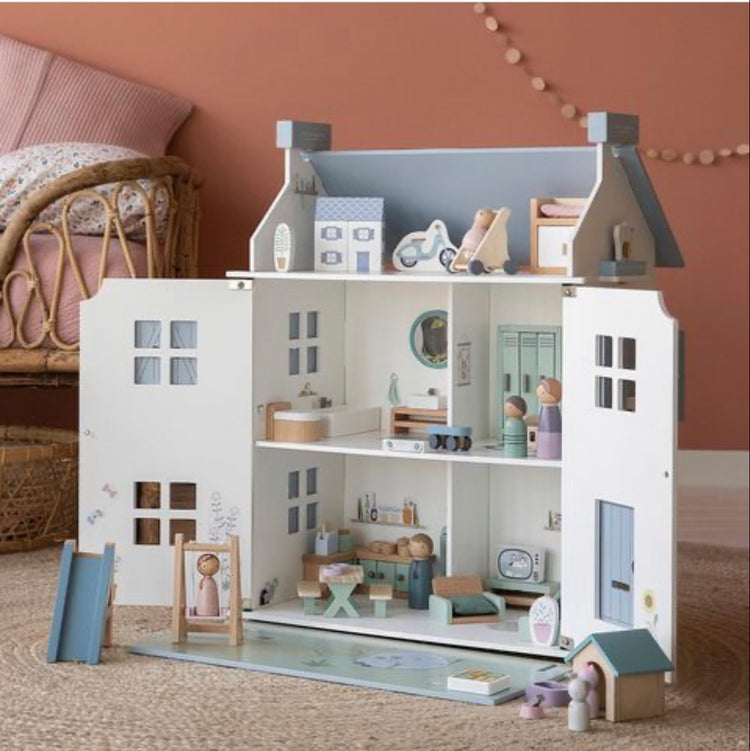 CASA DE MUÑECAS AZUL LITTLE DUTCH