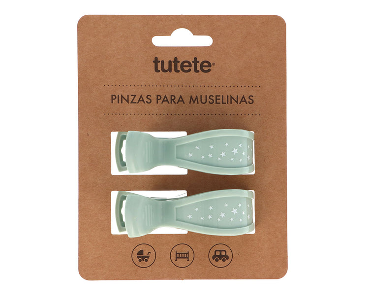 2 pinzas para muselinas Sage