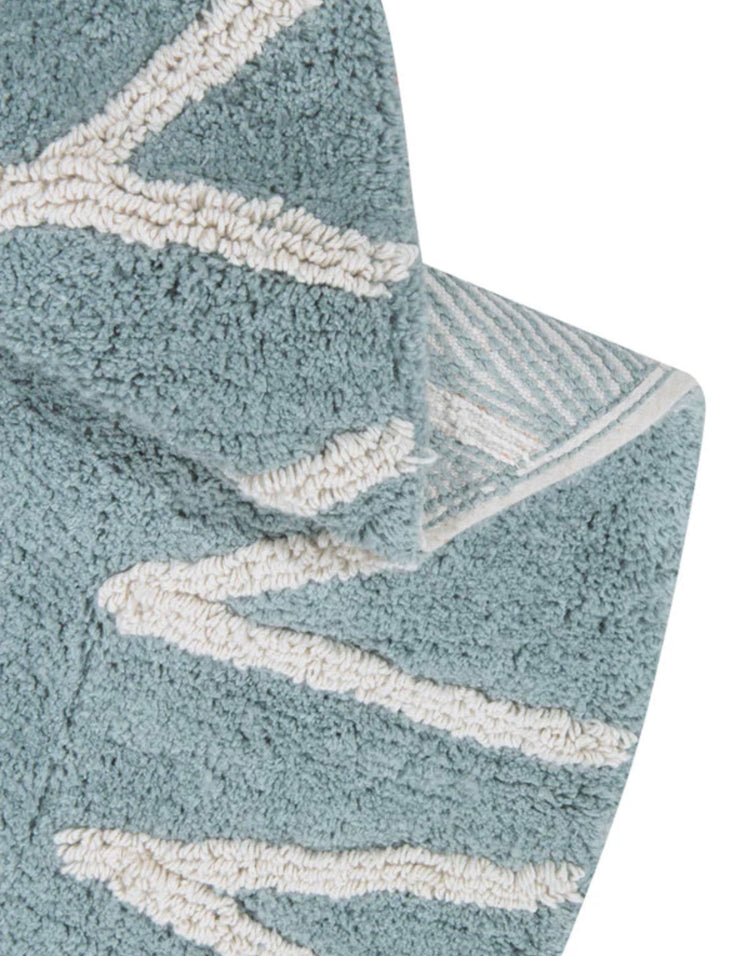 ALFOMBRA LAVABLE ABC NATURAL VINTAGE BLUE