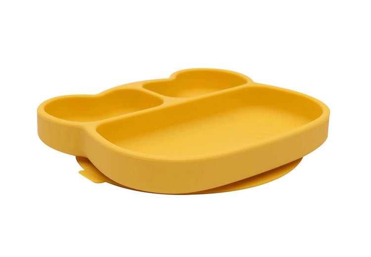 Plato con Ventosa Oso Amarillo