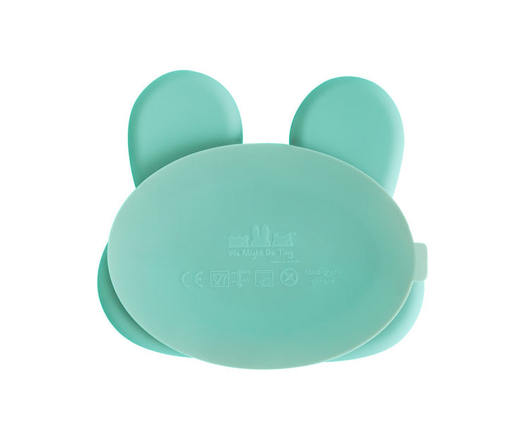Plato con ventosa conejito Mint