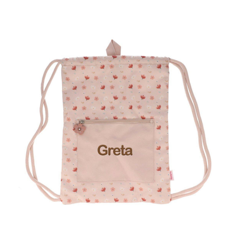 Mochila Saco Impermeable Little Garden Personalizable