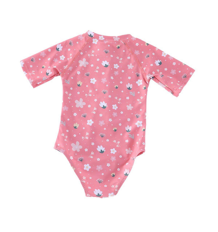 Bañador con Cremallera Flowers Monnëka