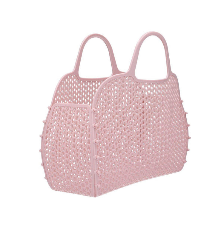 Bolso Plástico Retro Vintage Light Pink Tutete