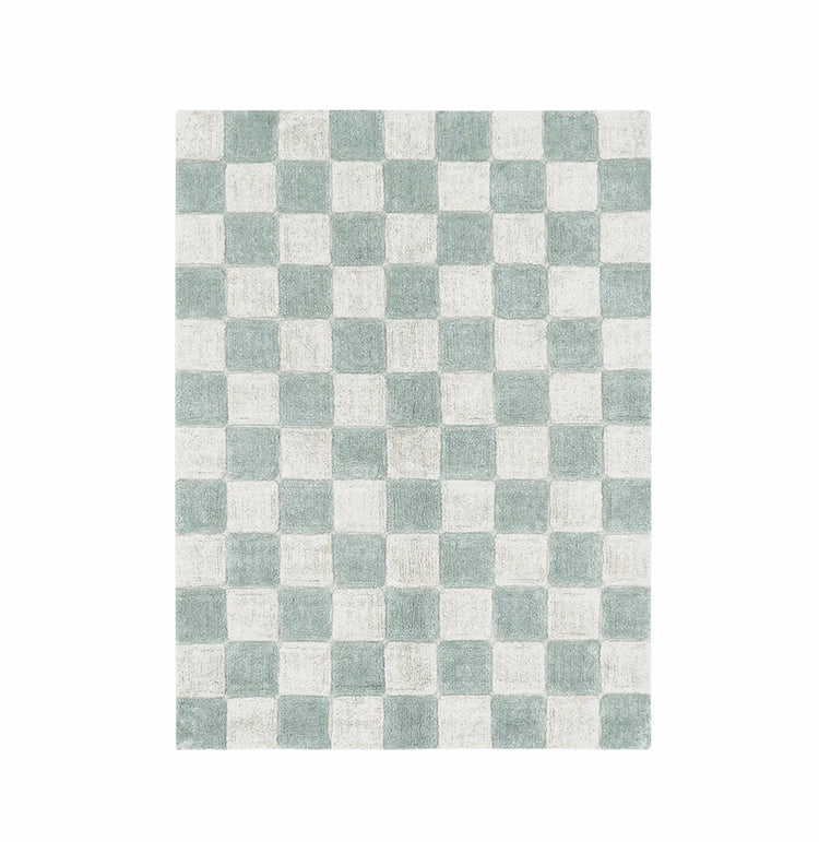 ALFOMBRA LAVABLE KITCHEN TILES BLUE SAGE LORENA CANALS