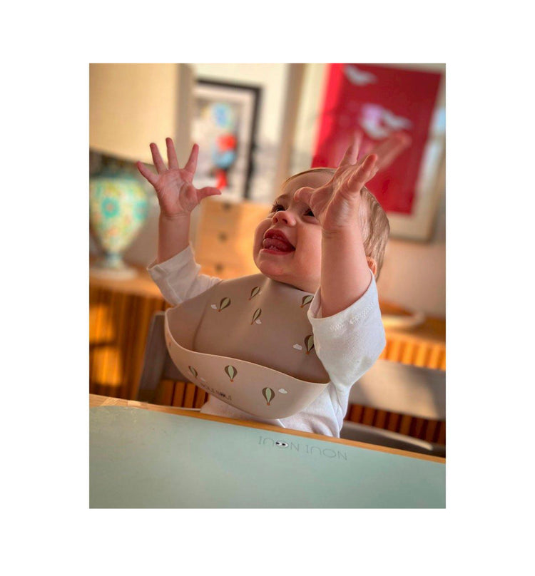 Babero Silicona Little Hot Air Balloon Noui Noui