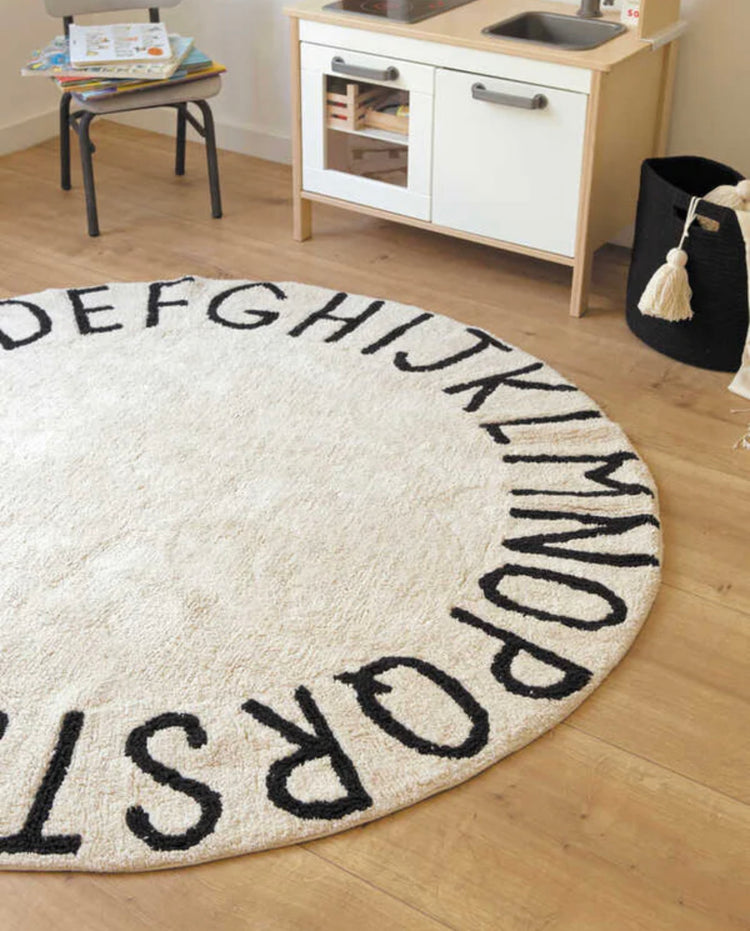 ALFOMBRA LAVABLE ABC NATURAL BLACK