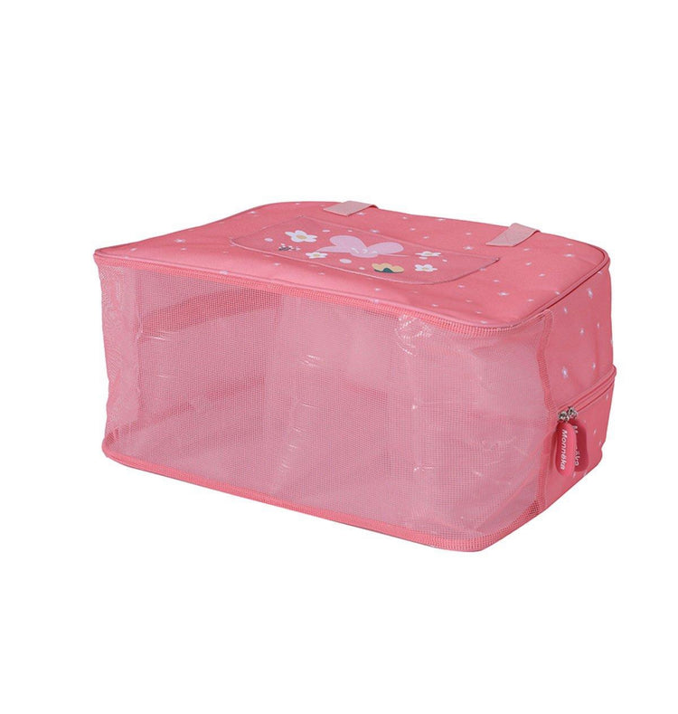 Bolso de Playa con Rejilla Flowers Personalizable Monnëka