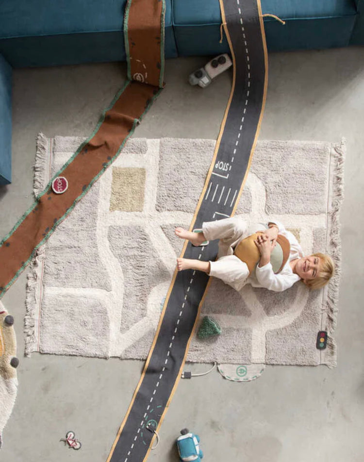 JUGUETE DE TELA RIDE & ROLL SCHOOL BUS