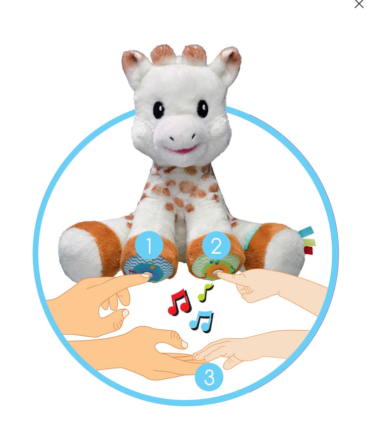 Peluche Musical de Jirafa Modo Juego Sophie La Girafe