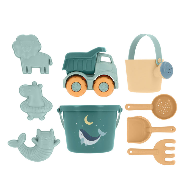 Set de Juguetes de Playa Whale Teal
Monnëka
