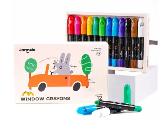 Caja 12 crayones para cristal, azulejos y papel Jarmelo