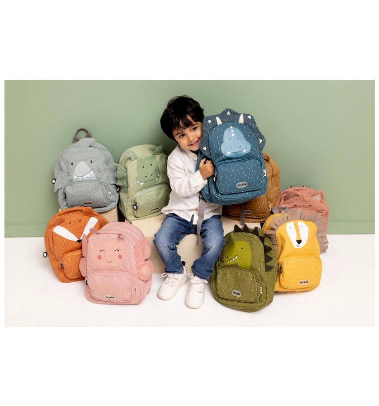 Mochila Trixie GRANDE Mr. Triceratops Personalizable
Trixie