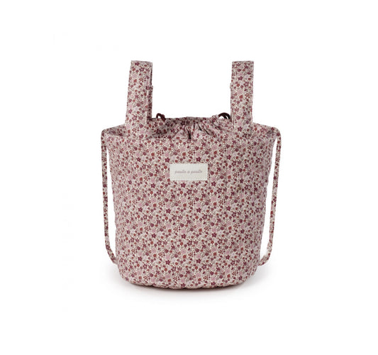 Bolsa Bucket Cherry Flores