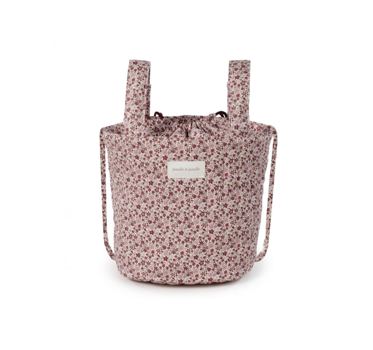 Bolsa Bucket Cherry Flores