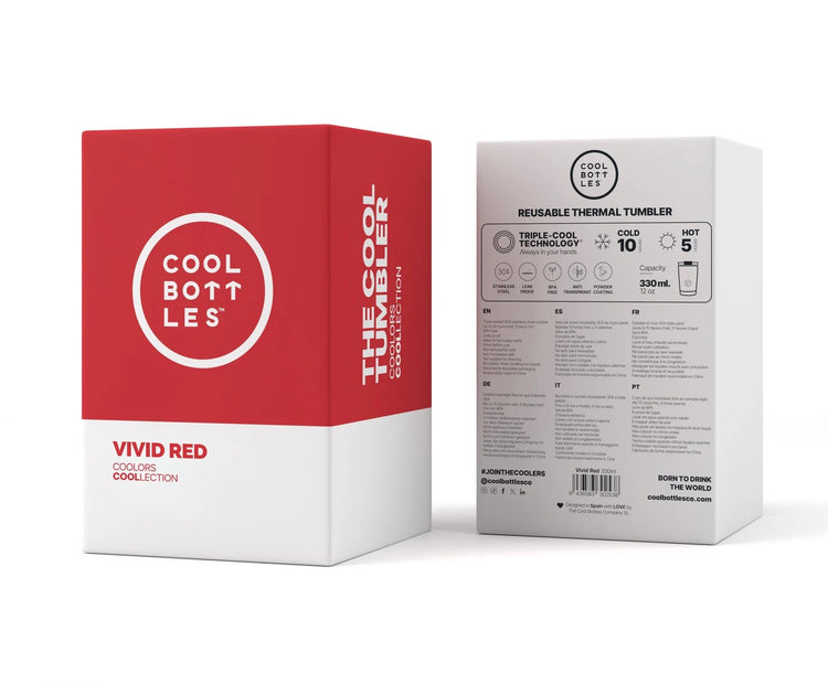 VASO DE ACERO INOXIDABLE

VIVID RED