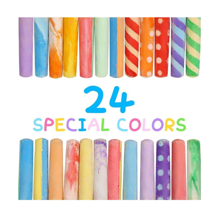 24 Tizas Lavables + 2 Soportes
Jar Meló