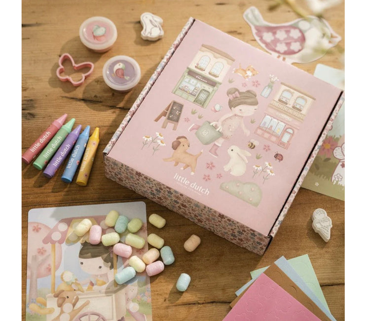 Caja creatividad Rosa XL - Little Dutch