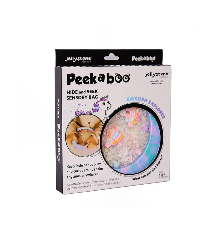 Bolsa Sensorial Peekaboo Unicorn
Jellystone Designs