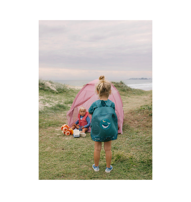 Mochila Infantil Antiarena Whale Teal
Monnëka