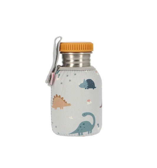 Botella Acero con Funda Dinos World Personalizable 350ml