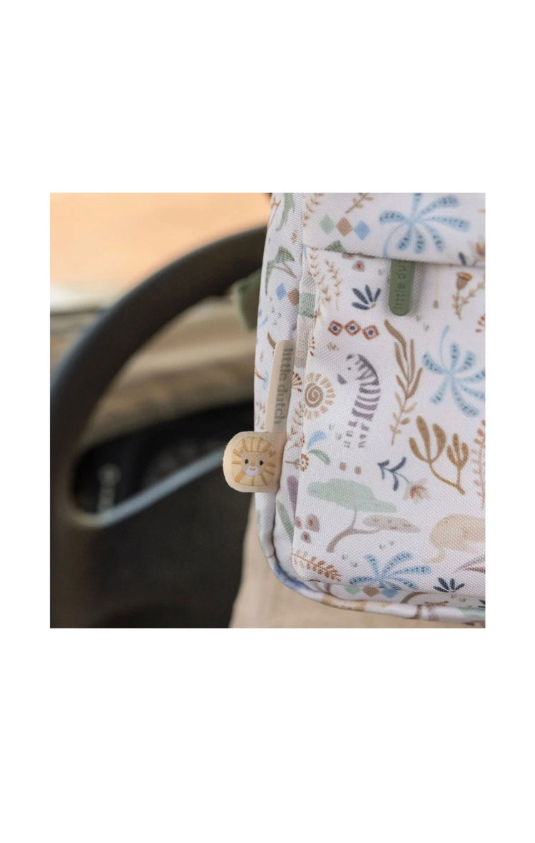 Mochila Safari Friends Personalizable       Little Dutch