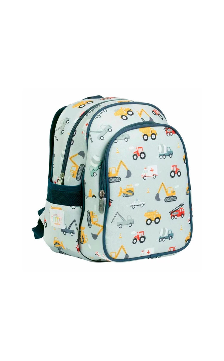 Mochila con Bolsillo Térmico Vehículos                                                 A Little Lovely Company