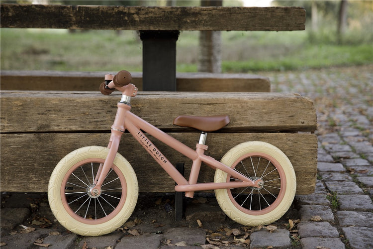 BICICLETA DE EQUILIBRIO ROSA MATE LITTLE DUTCH