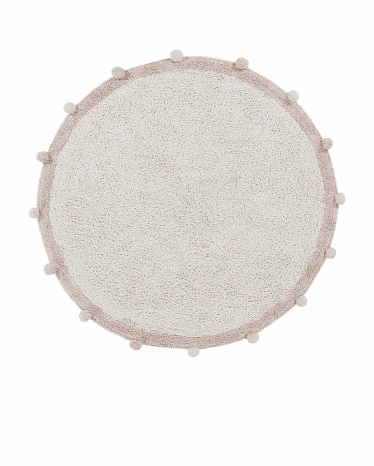 ALFOMBRA LAVABLE BUBBLY NATURAL - VINTAGE NUDE