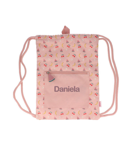 Mochila Saco Impermeable Fruits Personalizable Tutete