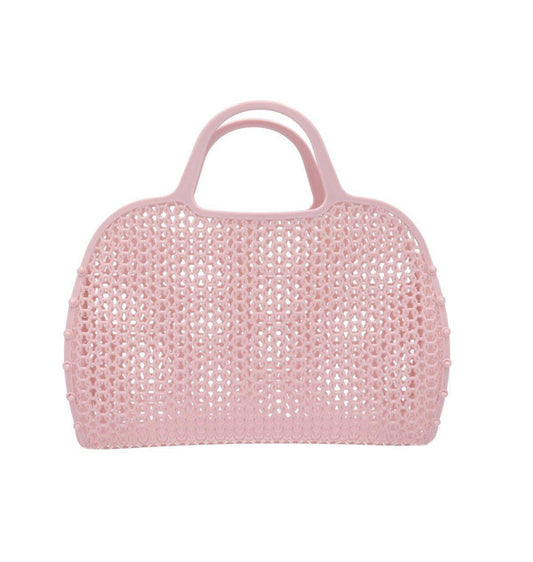 Bolso Plástico Retro Vintage Light Pink Tutete